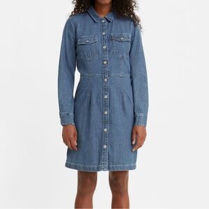 Levi’s Ellie Denim Dress - Marble Medium Wash